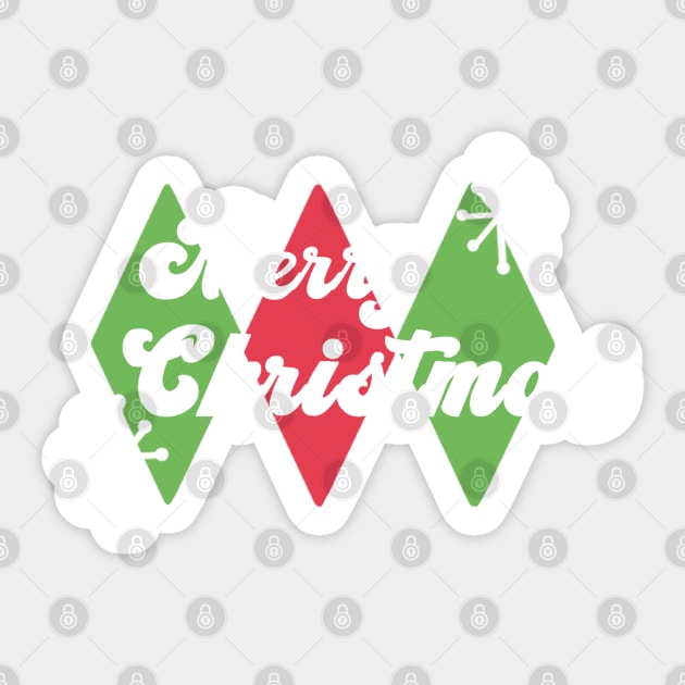 Vintage Merry Christmas Sticker by CatGirl101